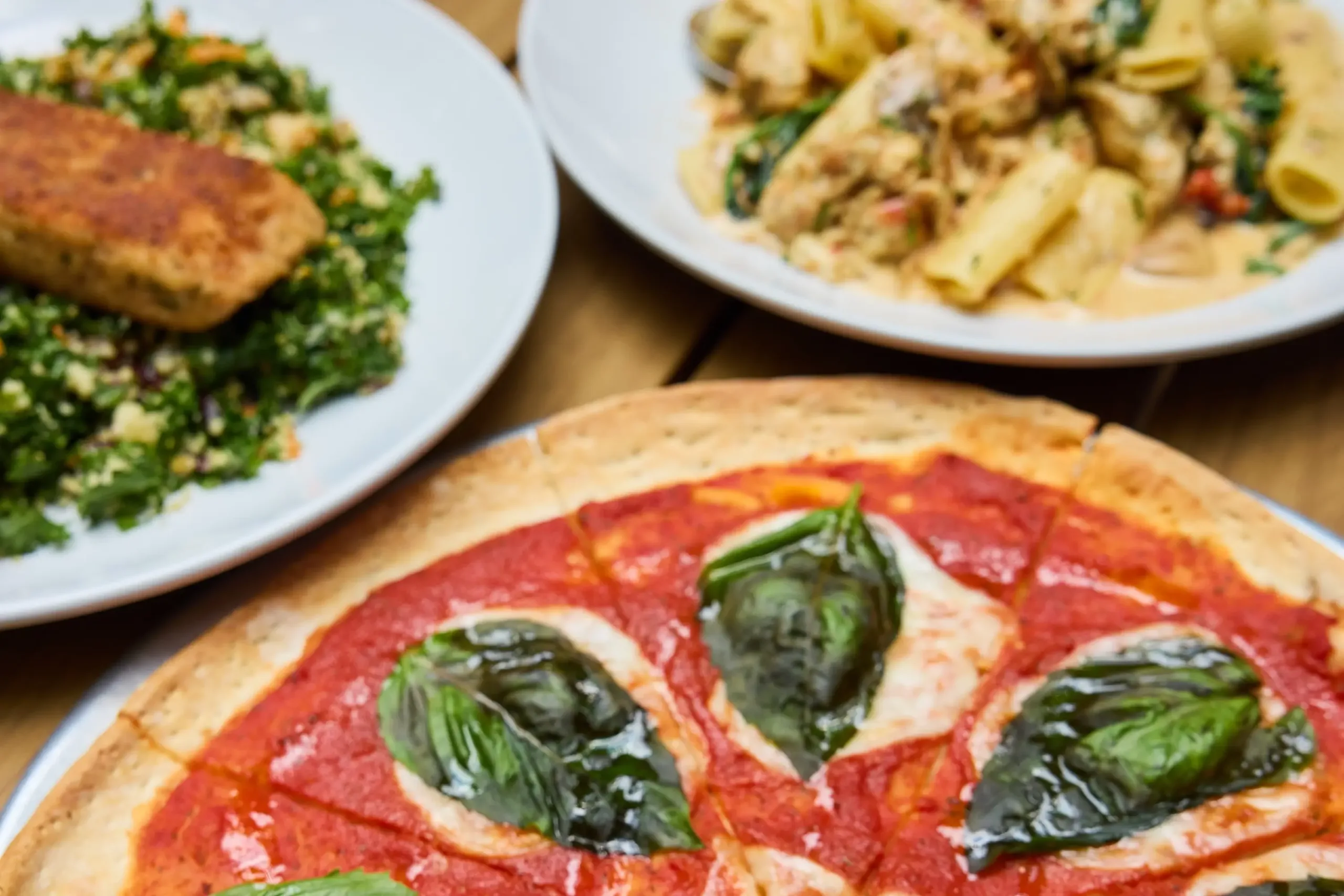 Pizza and pasta