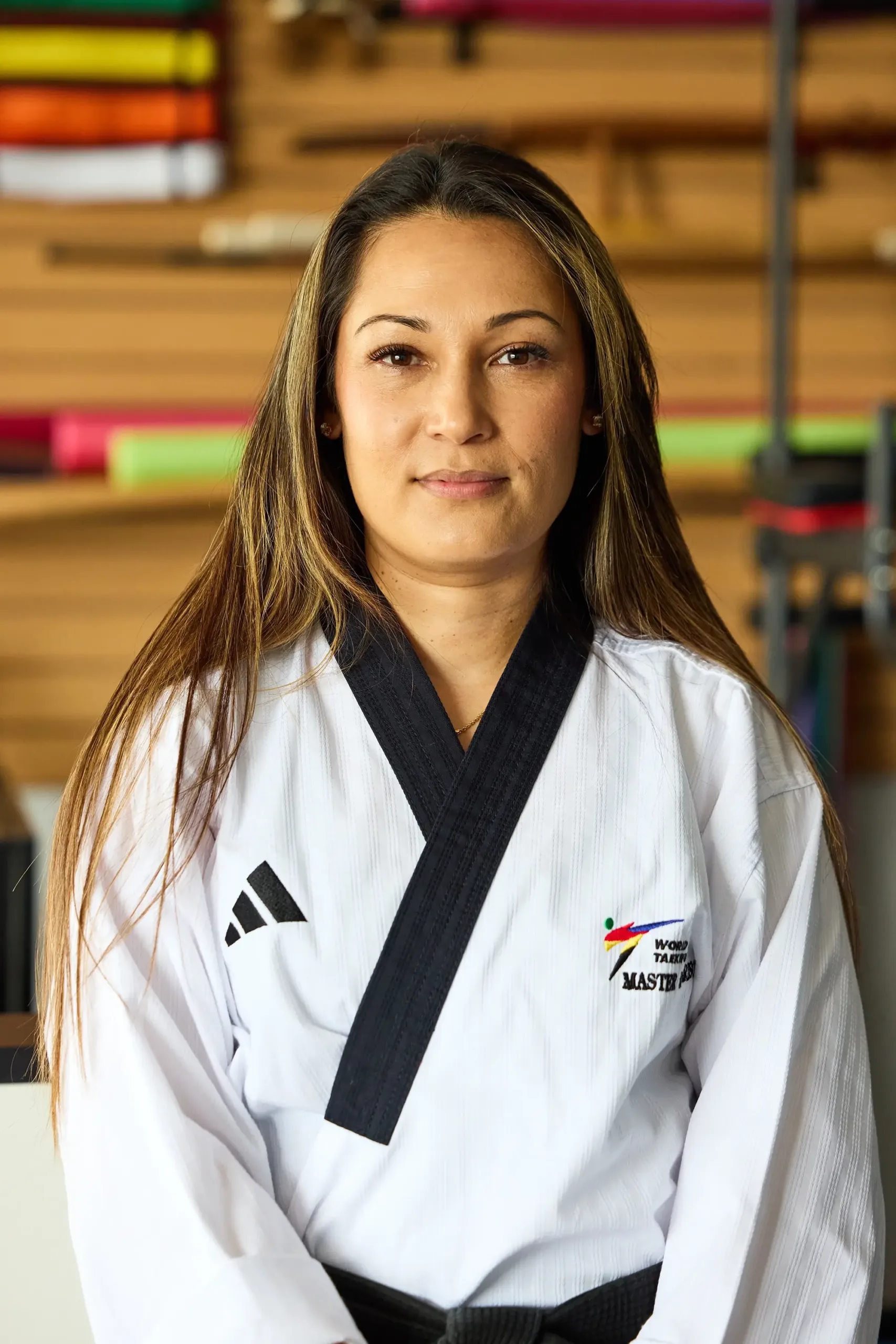 woman-martial-arts-fairfax-va A woman in a martial arts outfit